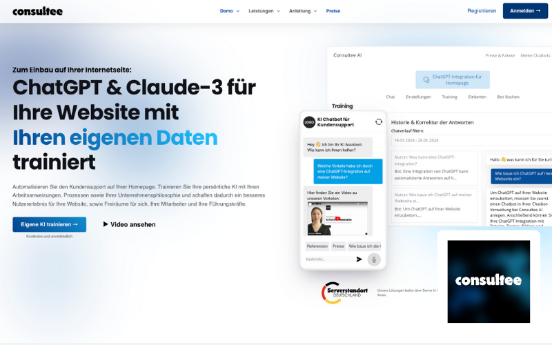 Webdesign Karlsruhe KI Chatbot